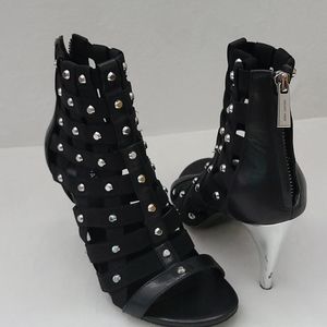 Michael Kors Sherry Open-Toe Black Cage